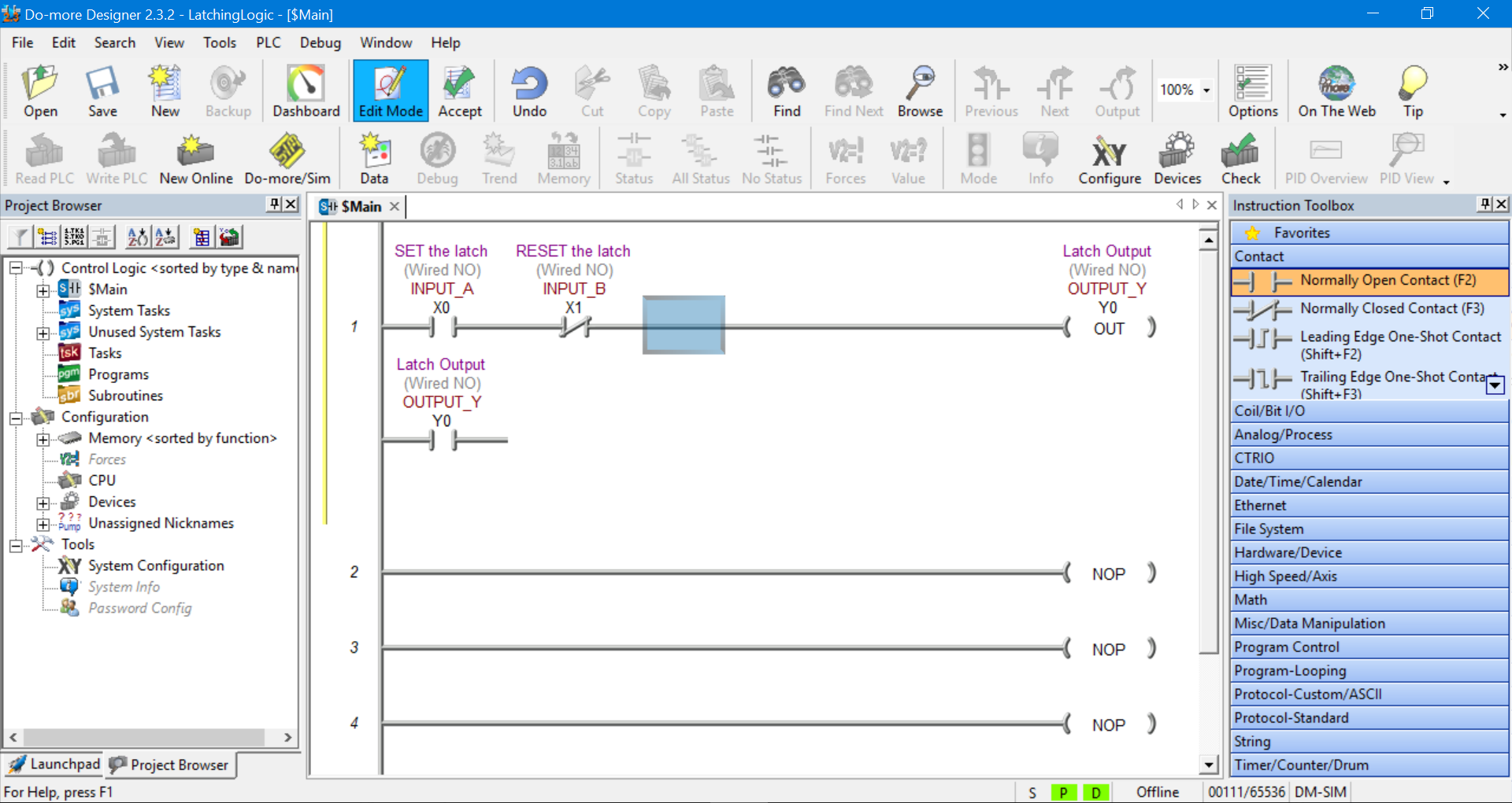 plc ladder logic world simulator