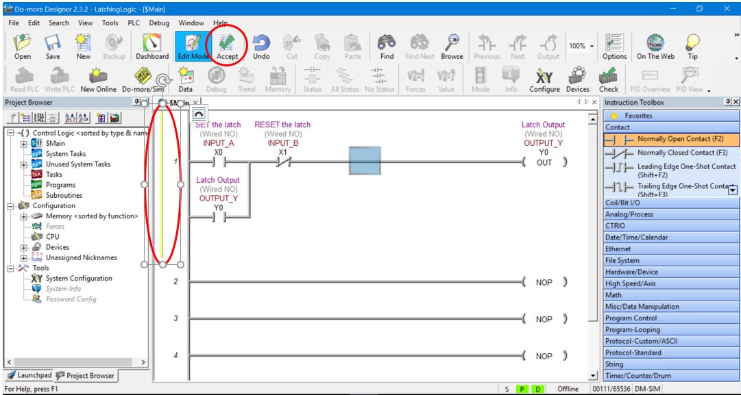 ladder logic program for mac