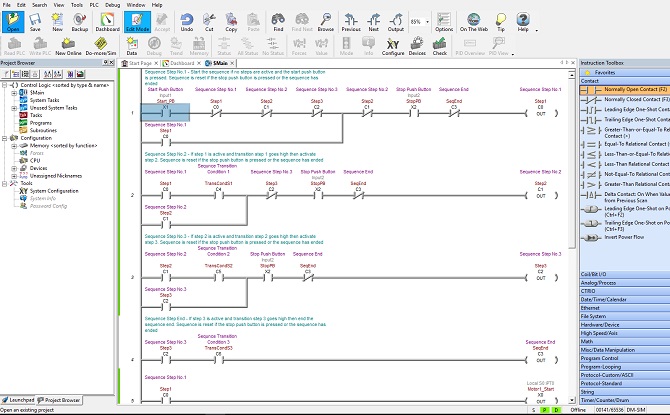 ladder logic program repeat cycle